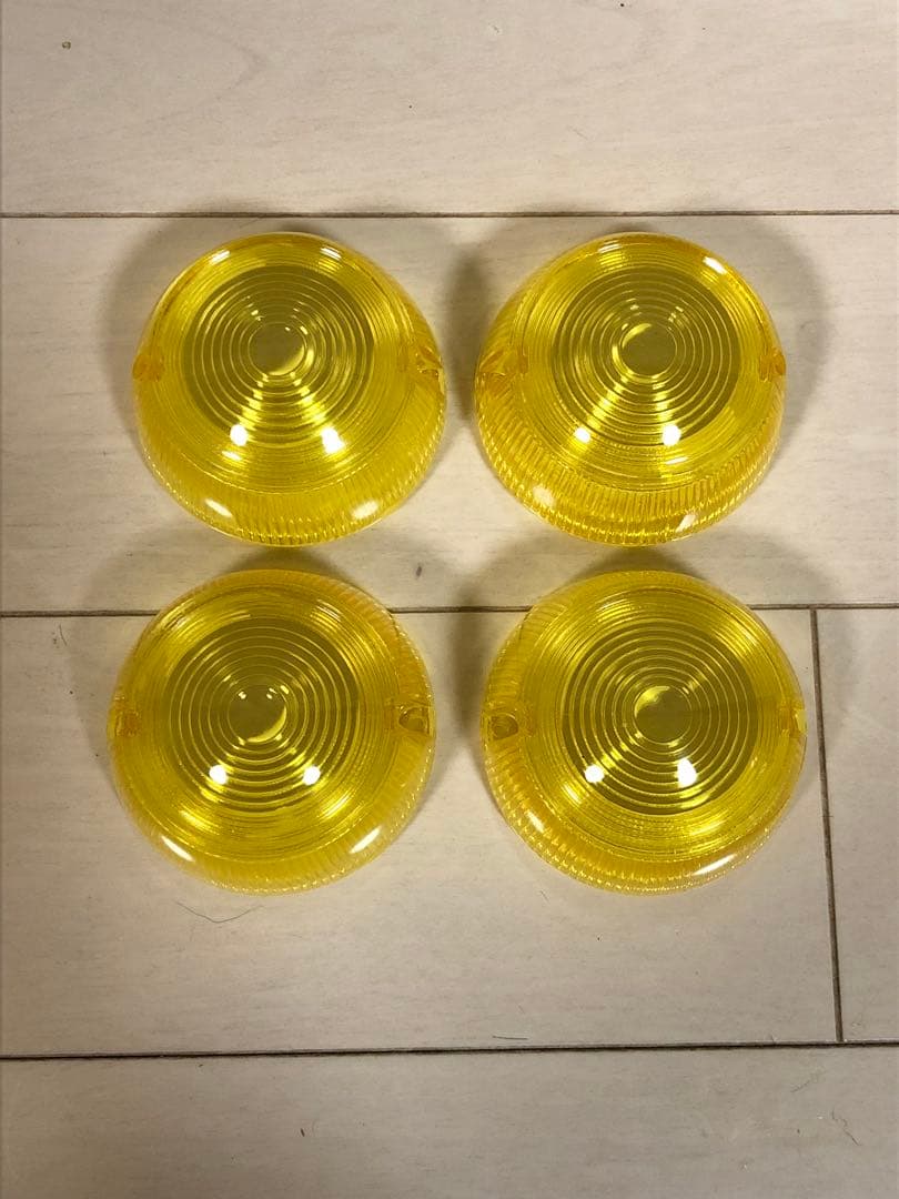 GT380 ウインカーレンズ　イエロー　黄色　黄ばみ　当時　サンパチ　クリア