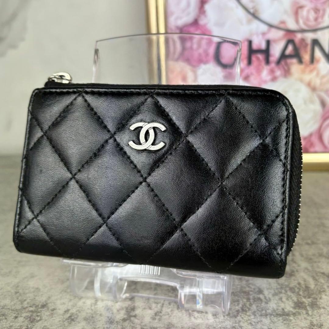 CHANEL シャネル　マトラッセ　キーリング付き　ケース