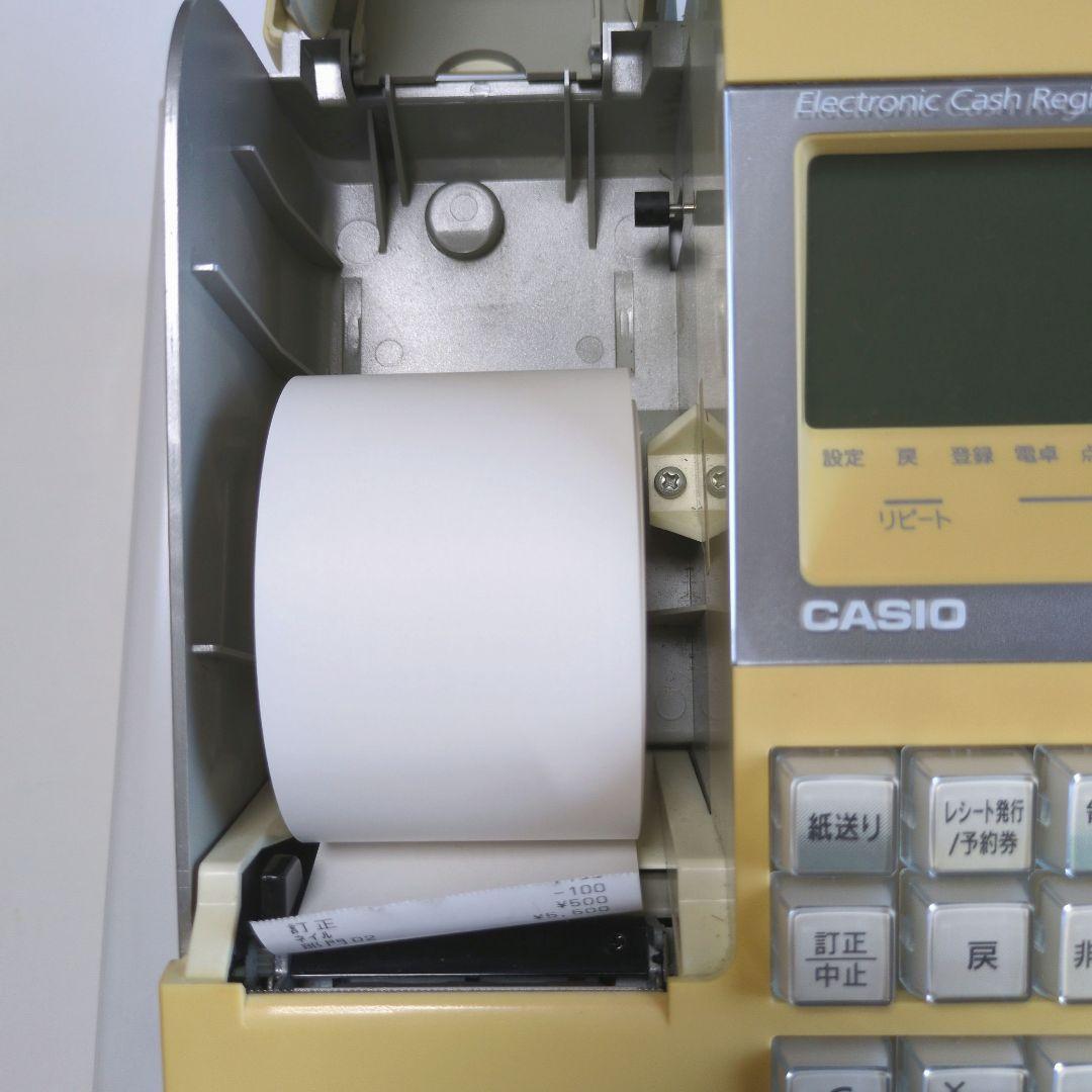 CASIO電子レジスター 小型ドロワー分離型（TE-300）ロ―ルペーパー4個