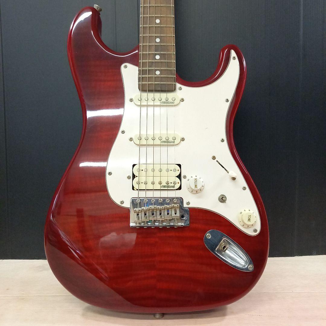 セット1 BUSKER'S BST-2H ストラトキャスター シースルーレッド