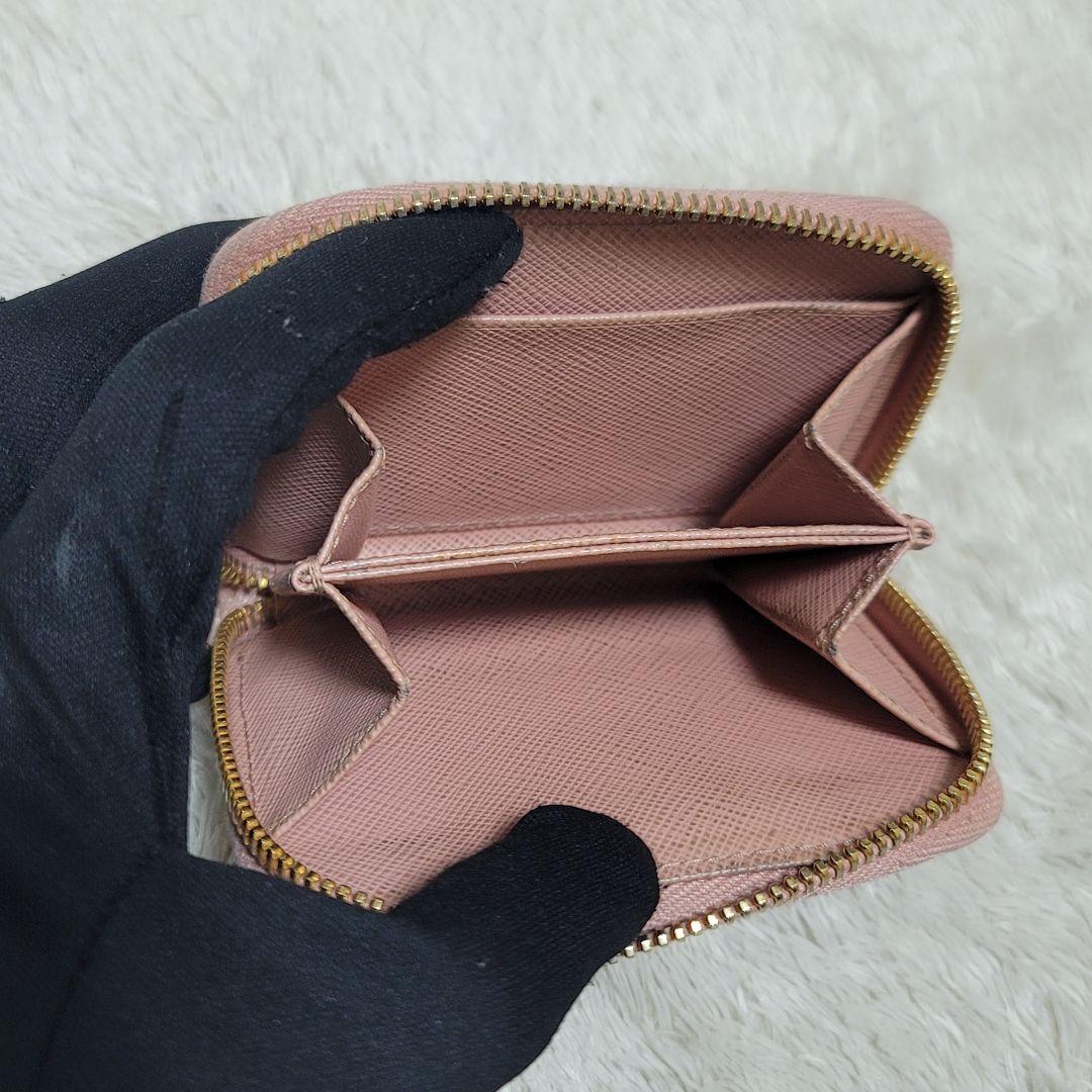 PRADA プラダ ケース 小銭入れ サフィアーノレザー ピンク