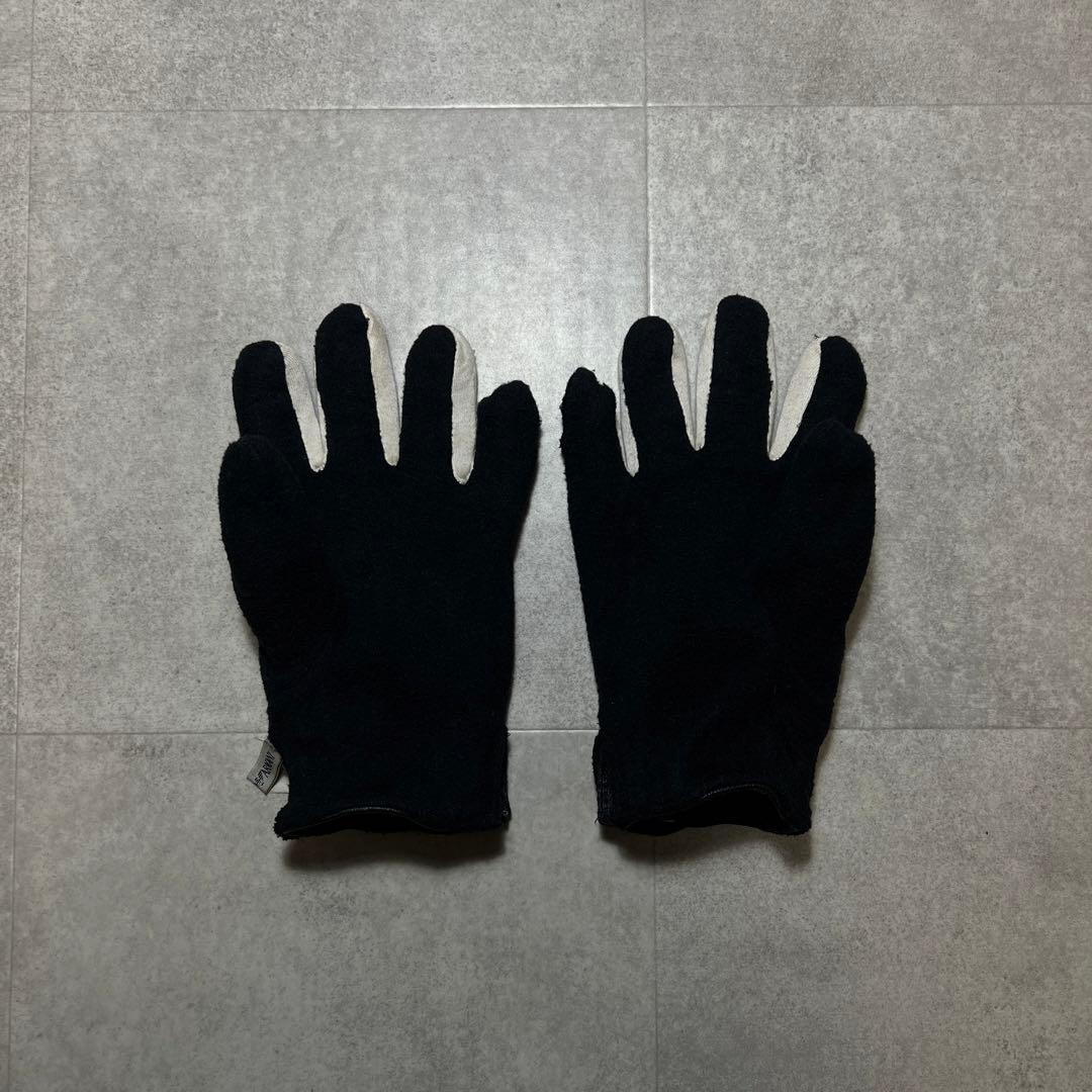 90sエンポリオアルマーニ革手袋グローブ男前ブラックレザー｜手の大きい方も対応✨