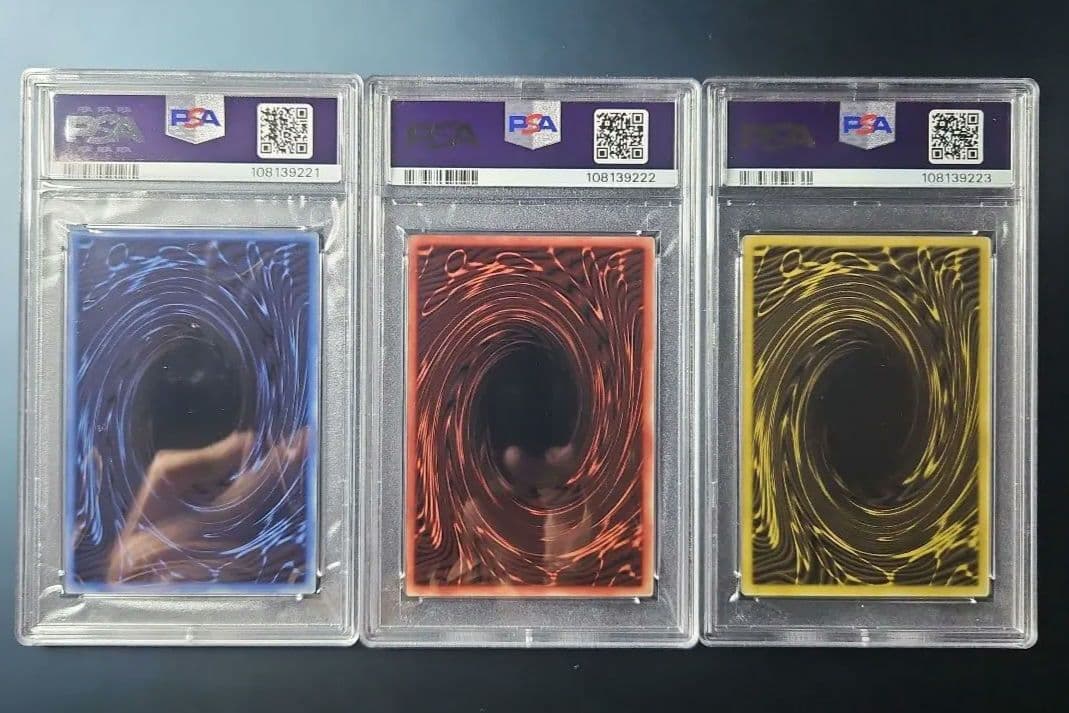 PSA 連番 三幻神 ステンレス オシリス オベリスク ラー 25th