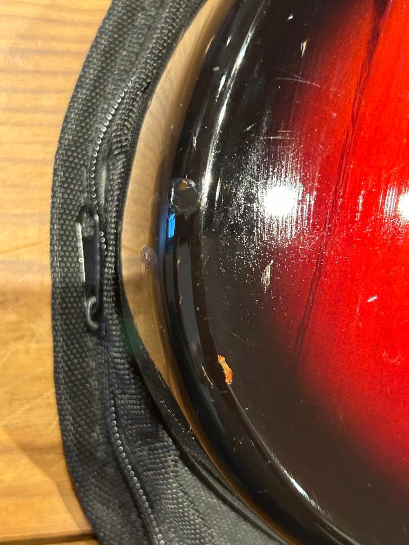 エレキギター サンバースト ギターケース付き