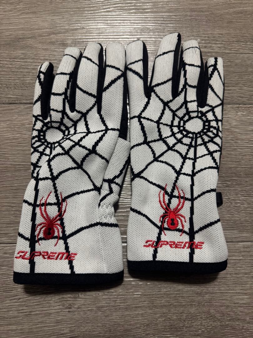 24fw Supreme SPYDER スパイダー ネット グローブ　M