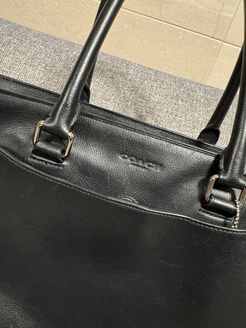 コーチ　COACH トート　バッグ　ビジネス　レザー　2way ブラック
