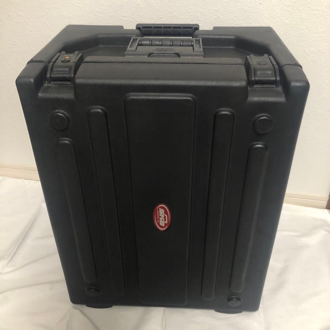 送料込★良品★SKB 4Uコンボラックケース キャスター キャリー 鍵付
