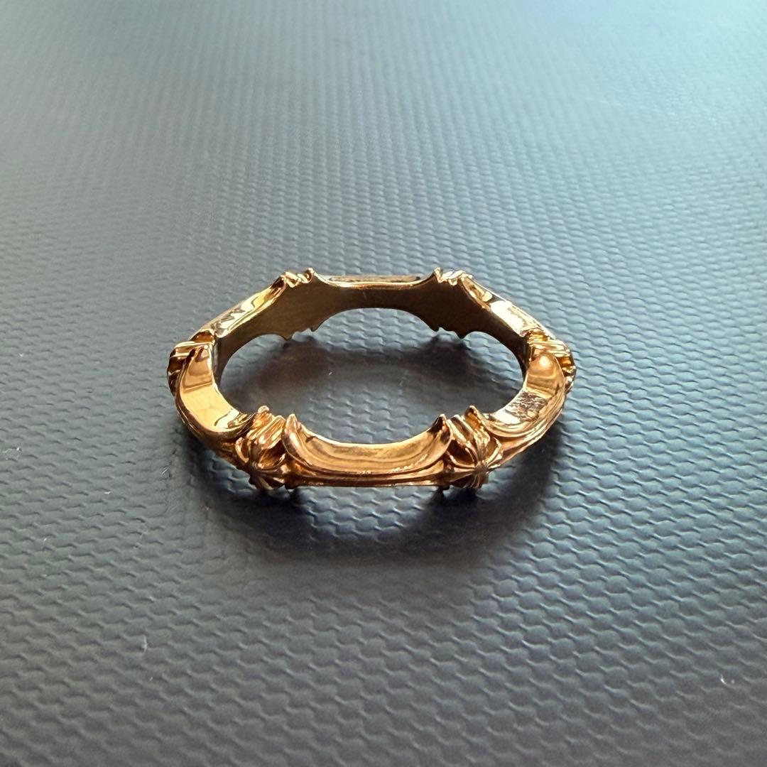 Chrome Hearts 22K リング プラス&ボーン 25号 クロムハーツ
