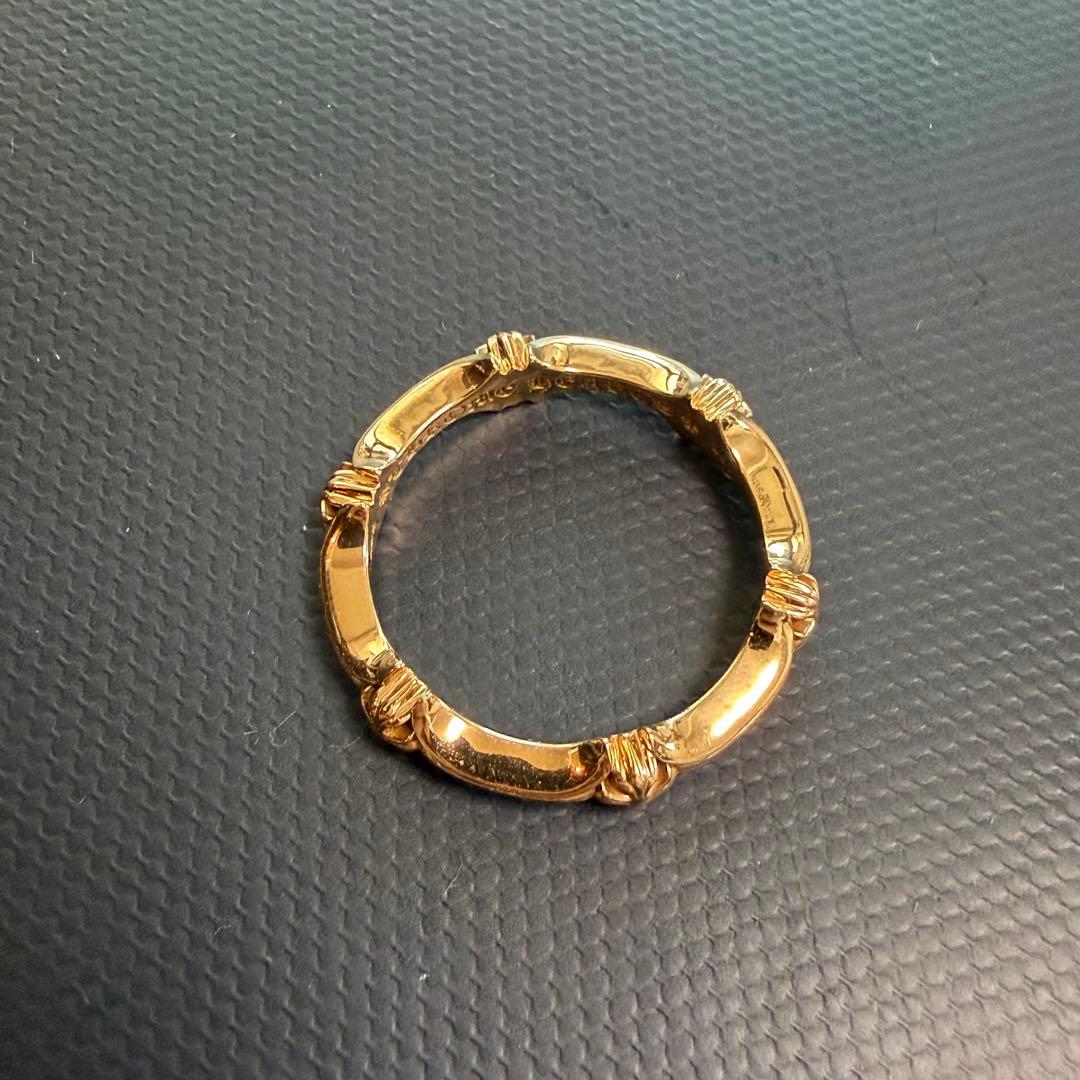 Chrome Hearts 22K リング プラス&ボーン 25号 クロムハーツ