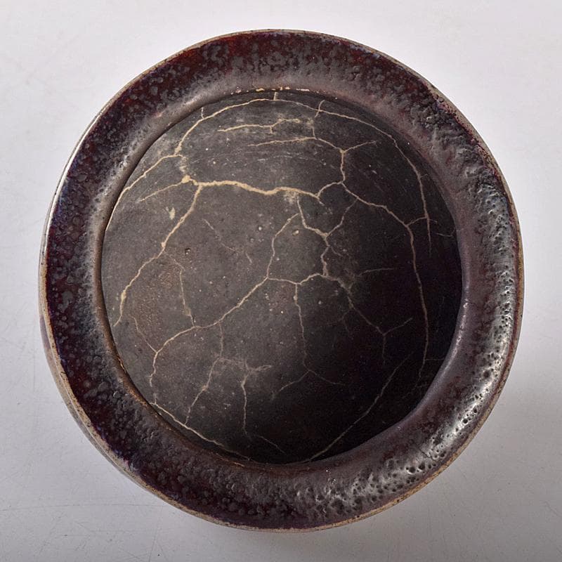 中国　均窯　釣窯釉　三つ足香炉　C　R8573