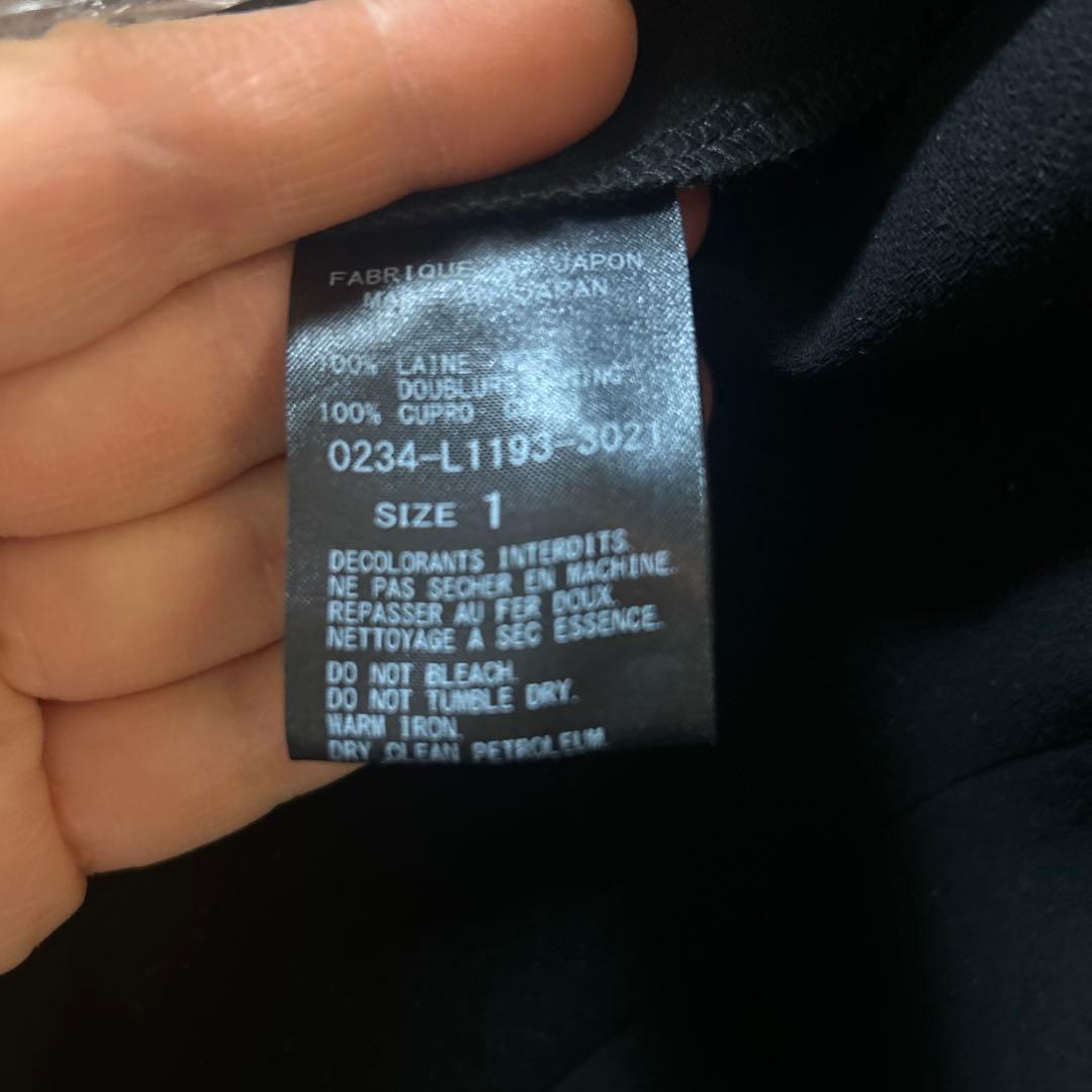 arts &science コート黒　ジョーゼット