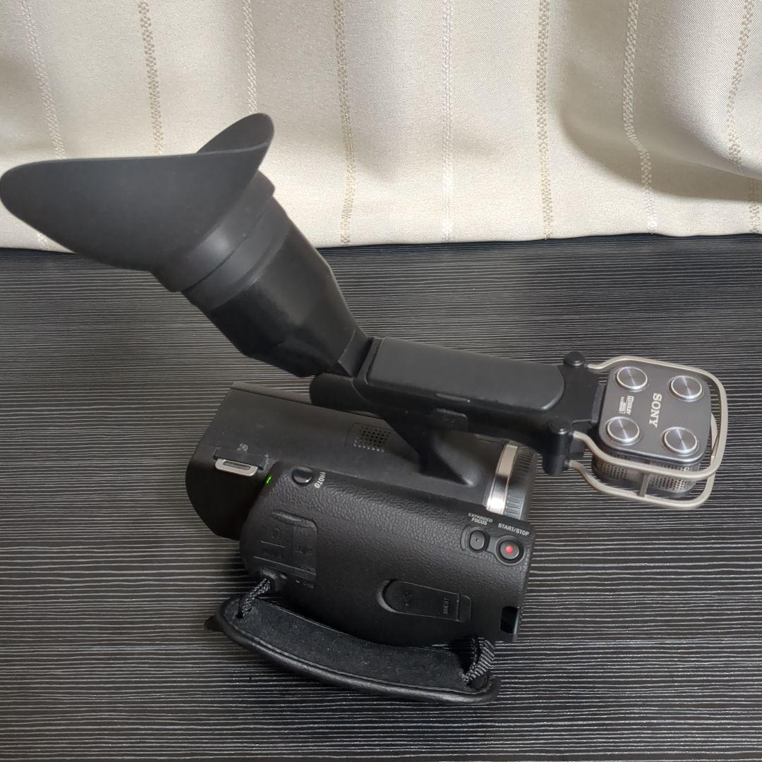 SONY NEX-VG20 本体 DJI スマホ用ジンバル付けます。