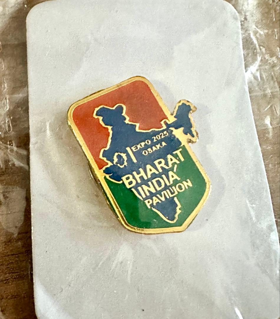 EXPO 2025 インド バーラト ピンバッジ マグネットタイプ