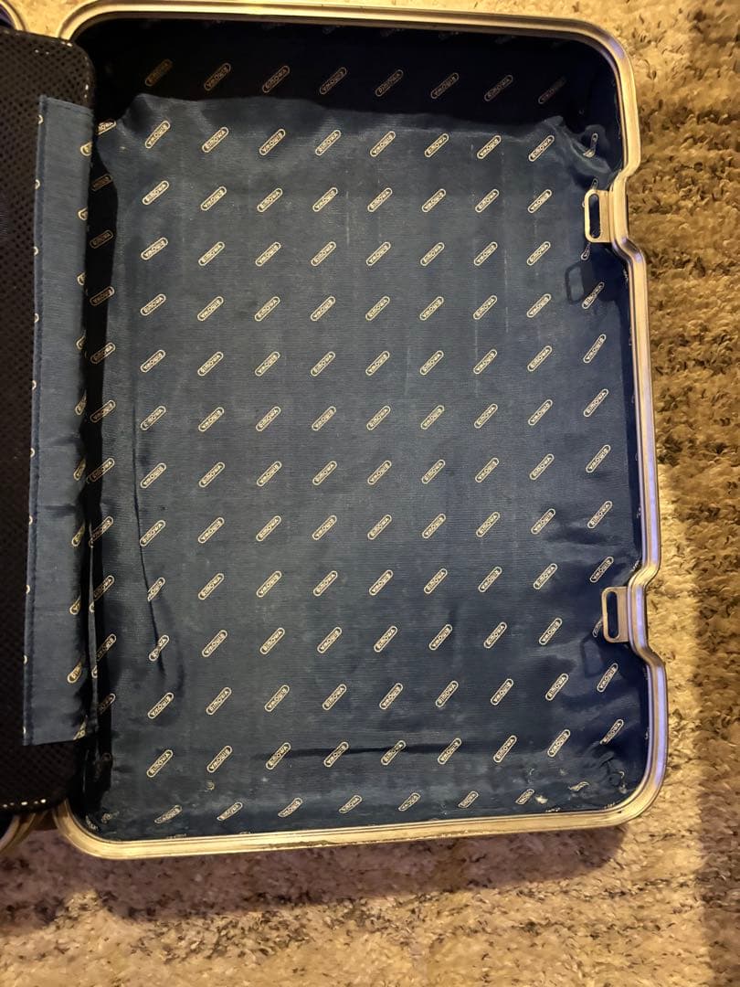 希少✨廃盤青ロゴ リモワ トパーズ 32L 機内持ち込み 2輪 シルバー アルミ