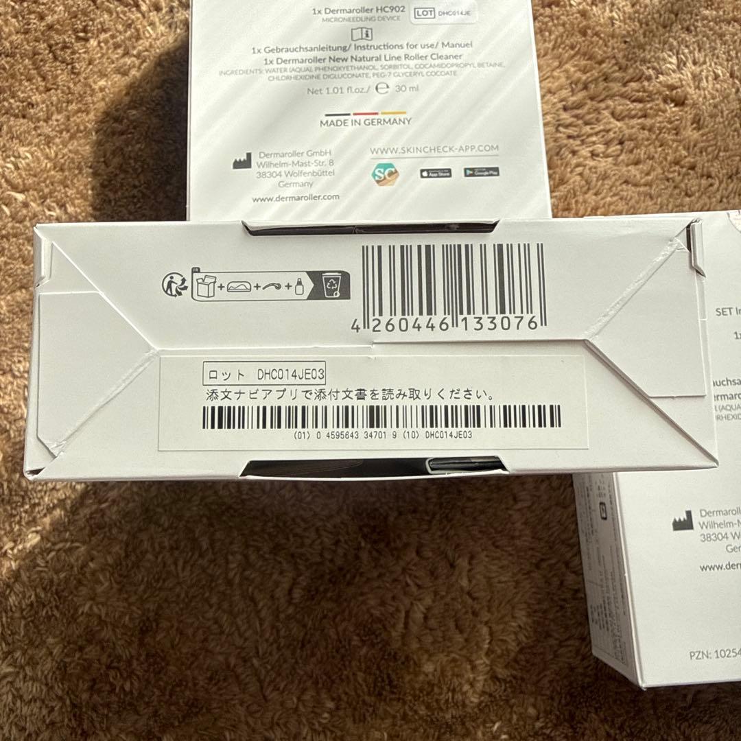 【新品未開封】ダーマローラーHC902 ローラークリーナーセット正規品3個セット