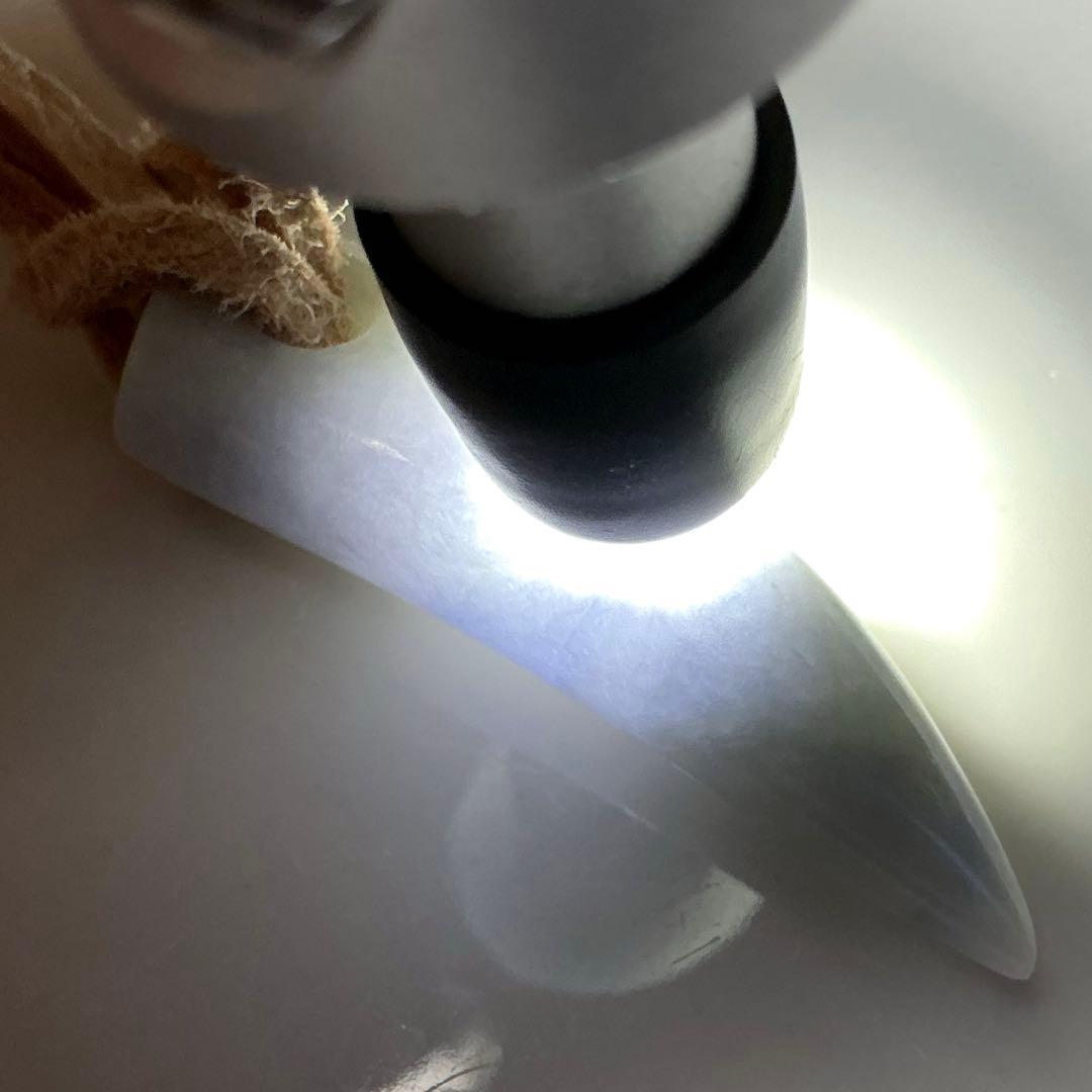 糸魚川翡翠　ラベンダー　ネックレストップ