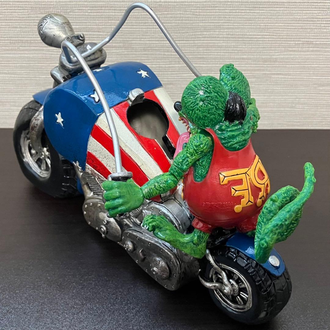 RAT FINK★チョッパー置物ハーレーミニカーホットロッド灰皿ラットフィンク
