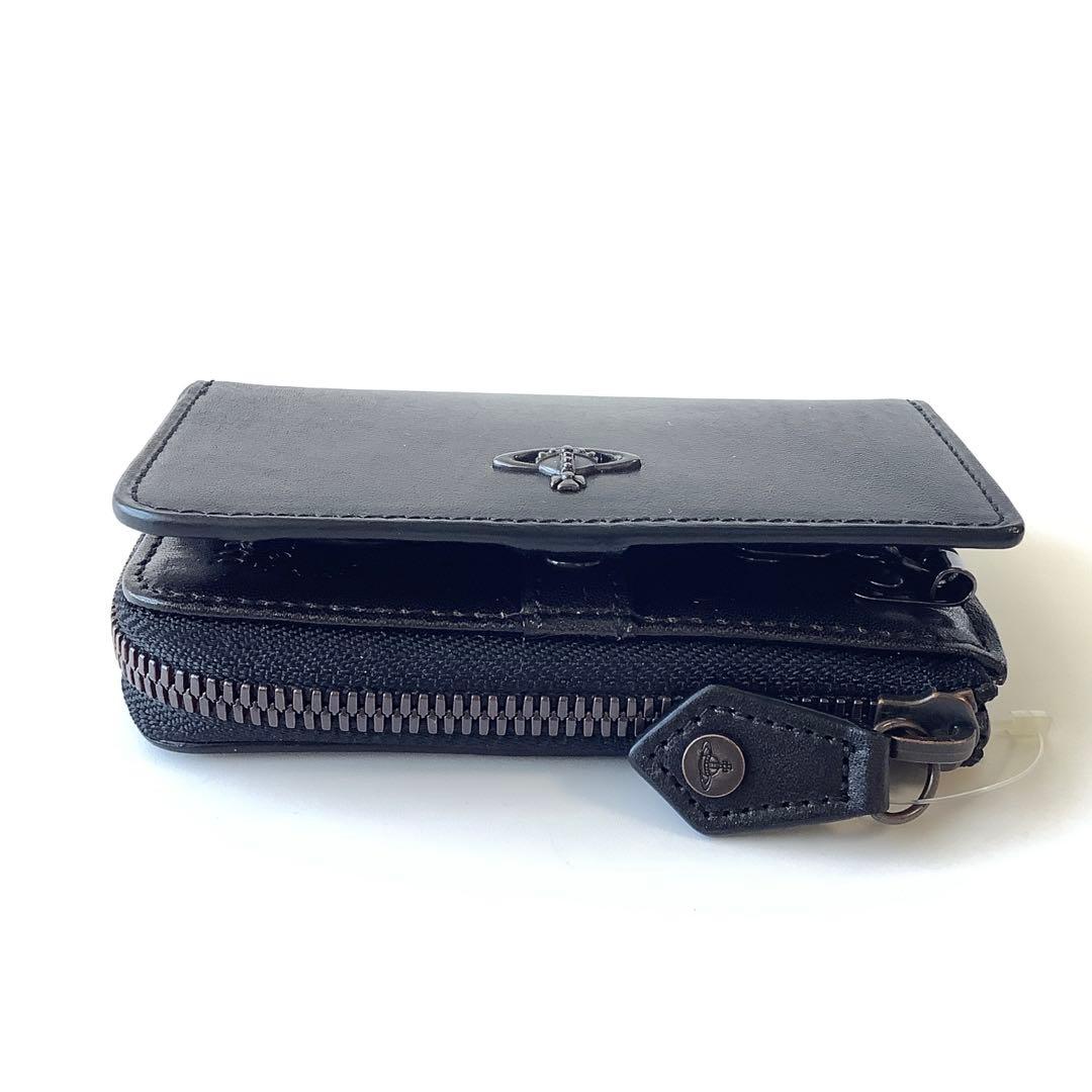 新品★ヴィヴィアンウエストウッド★コッパーキーケース小銭入れミニ財布★ブラック黒