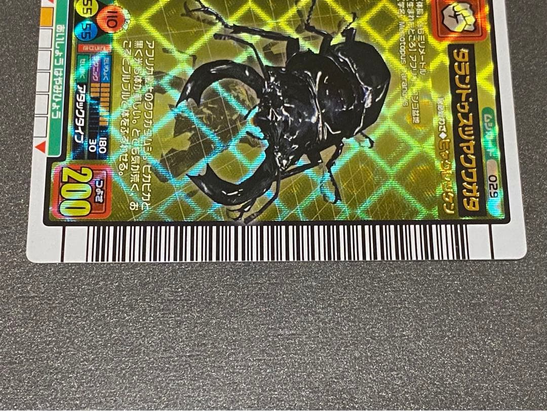 ☆ムシキング☆2004F拡張☆タランドゥスツヤクワガタ☆未使用品☆専用スリーブ入