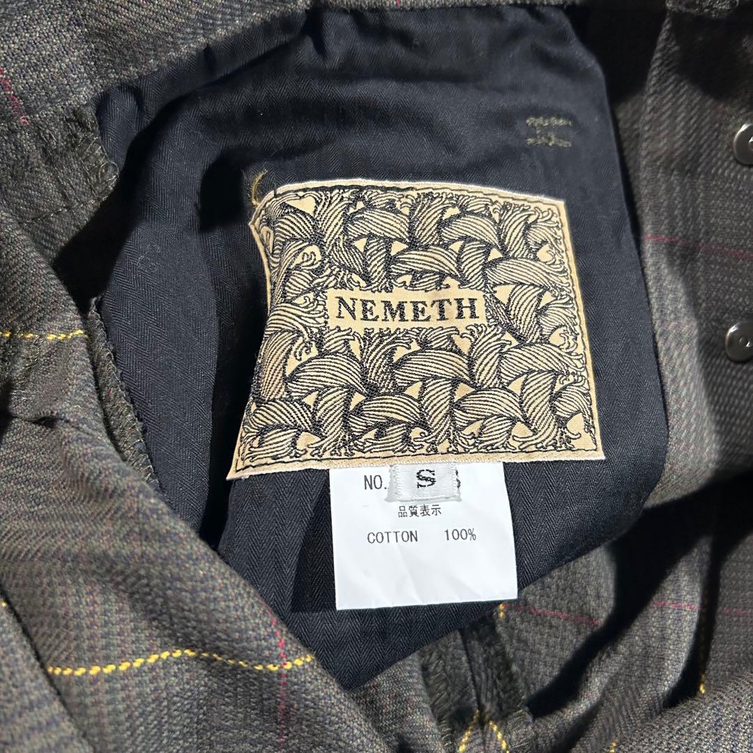 NEMETH ネメス ARCHIVE 立体裁断3タックパンツ