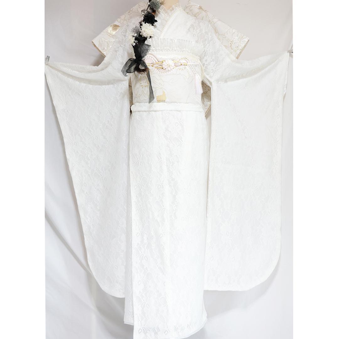 【新品未使用】 振袖7点セット169cm正絹トールサイズフルセット成人式MK49