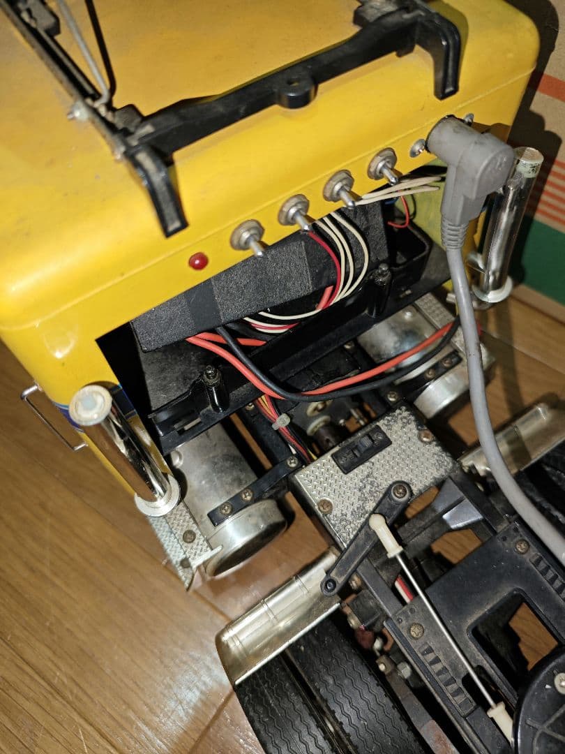 動作未確認 タミヤ ラジコン トラック トレーラー イエロー