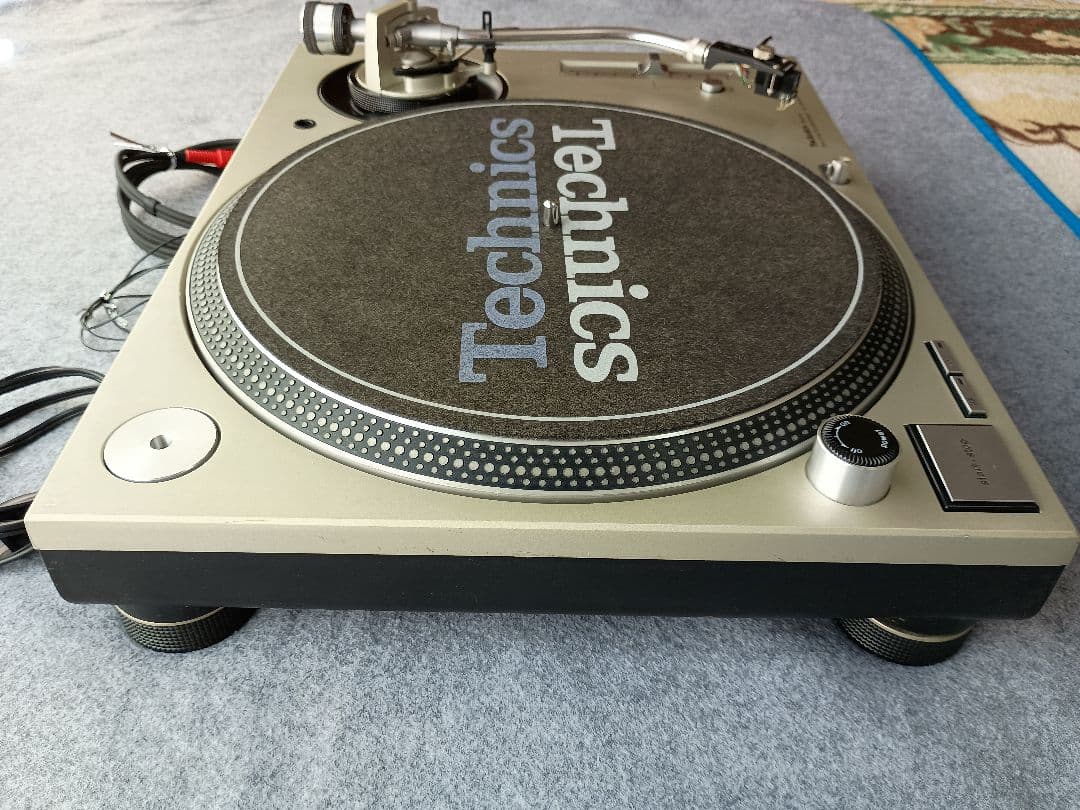 Technics SL-1200MK3D ターンテーブル シルバー カバー付き