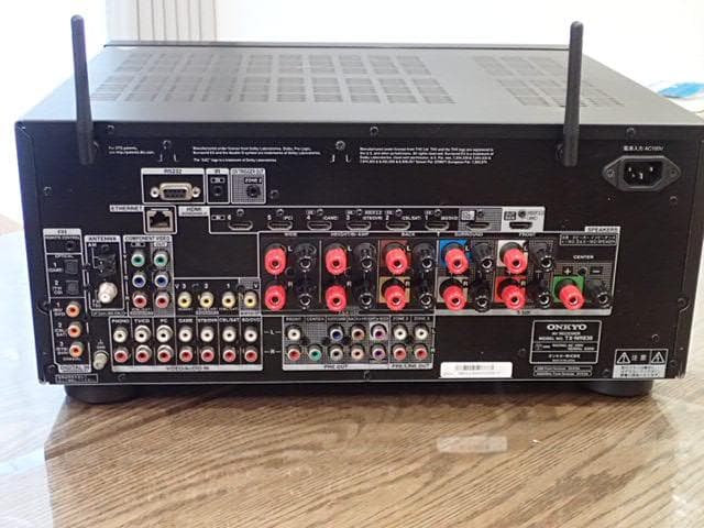 超美品　ONKYO AVアンプ TX-NR838 代用リモコン付き　快調動作