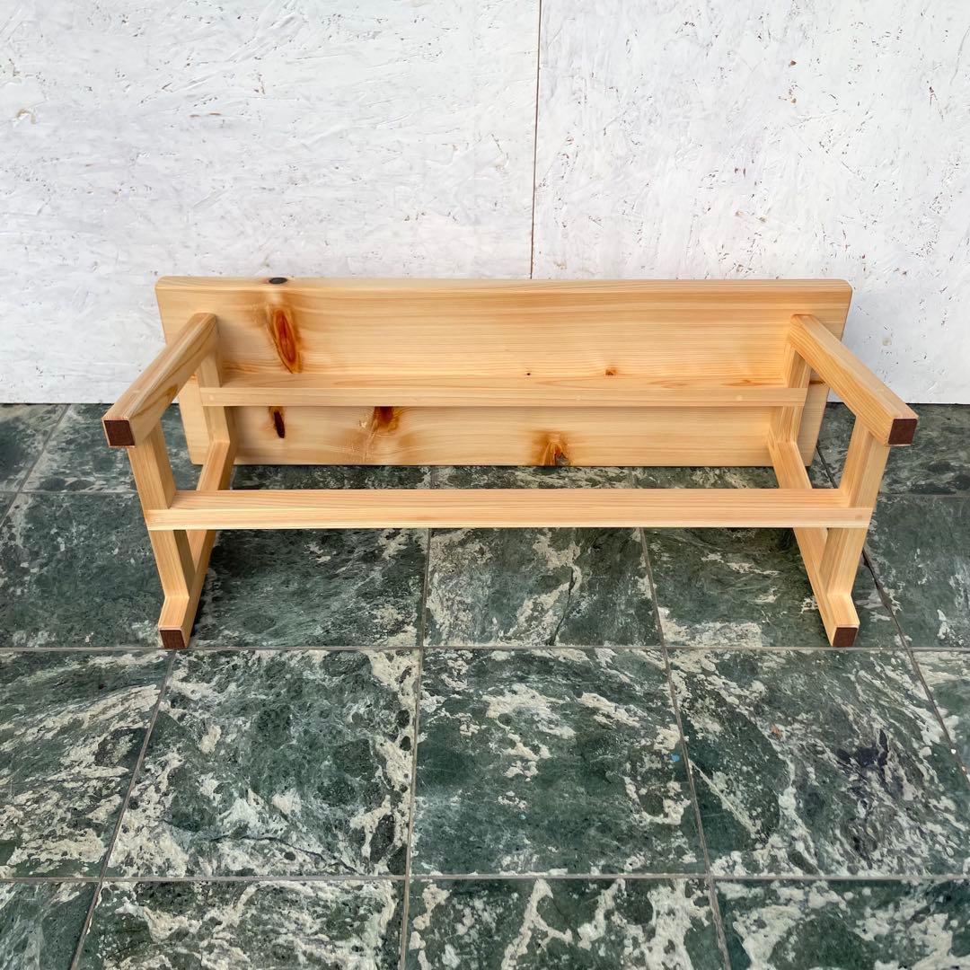 国産ひのき　ダイニングベンチ　木製ベンチ　チェアー