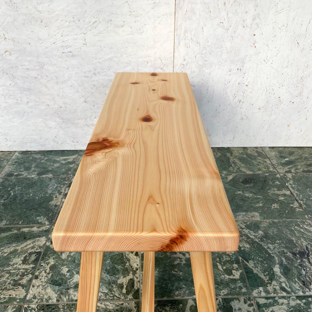 国産ひのき　ダイニングベンチ　木製ベンチ　チェアー