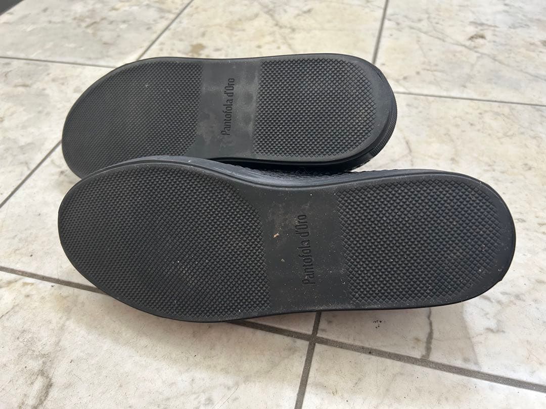 パントフォラドーロ　ウィングチップ　ブラック Pantofola d'Oro