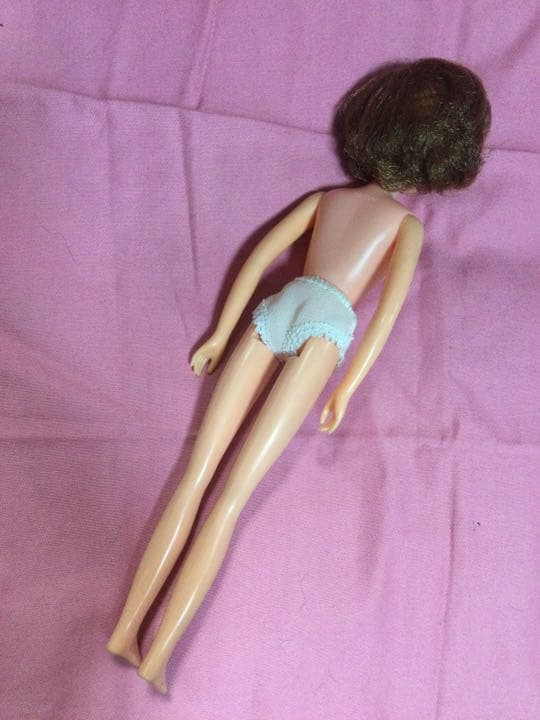 旧タカラ　初代リカちゃんママ　織江さん　アナ雪風ドレス　昭和レトロ