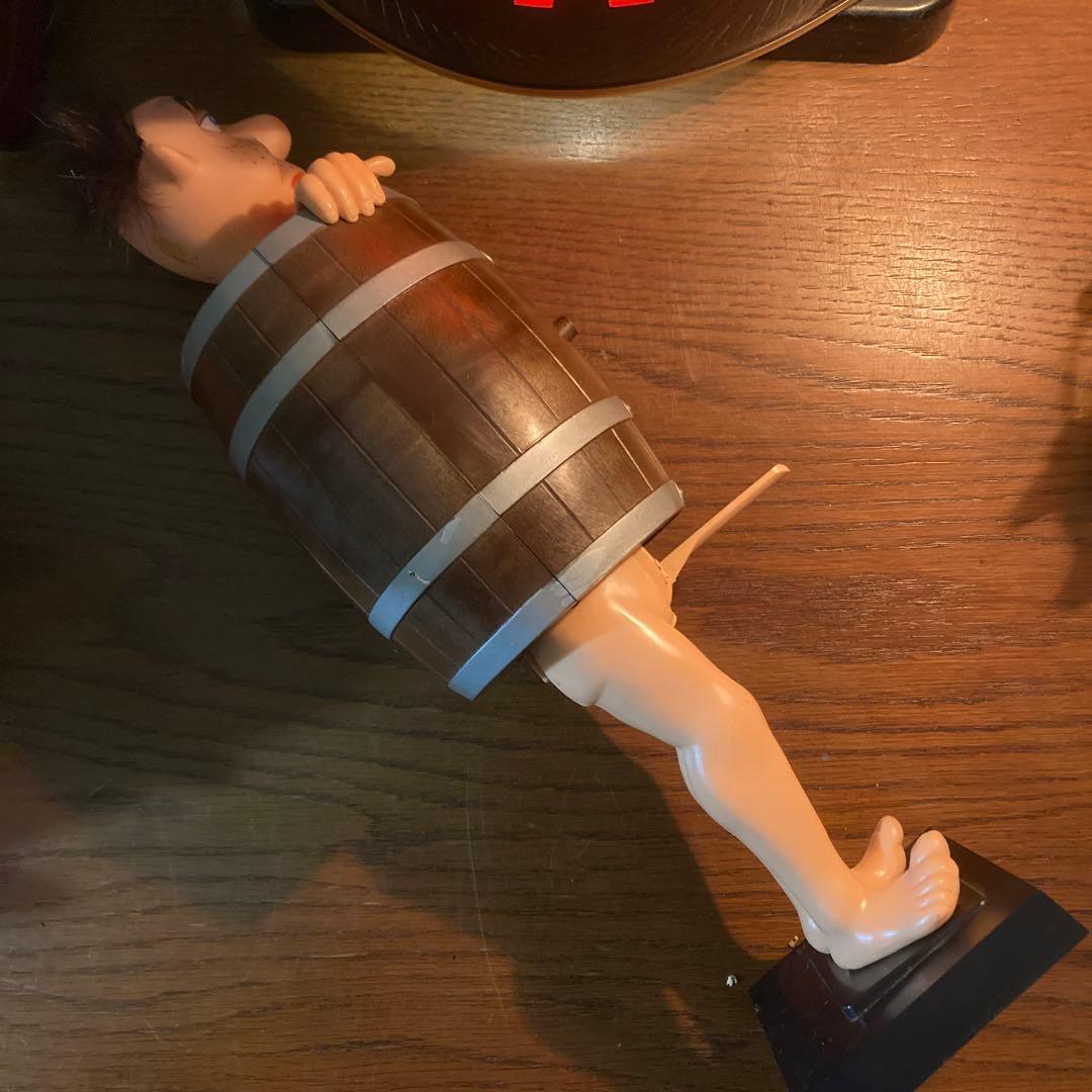 シガレットディスペンサー　ビンテージ煙草入れ人形　バレルマン