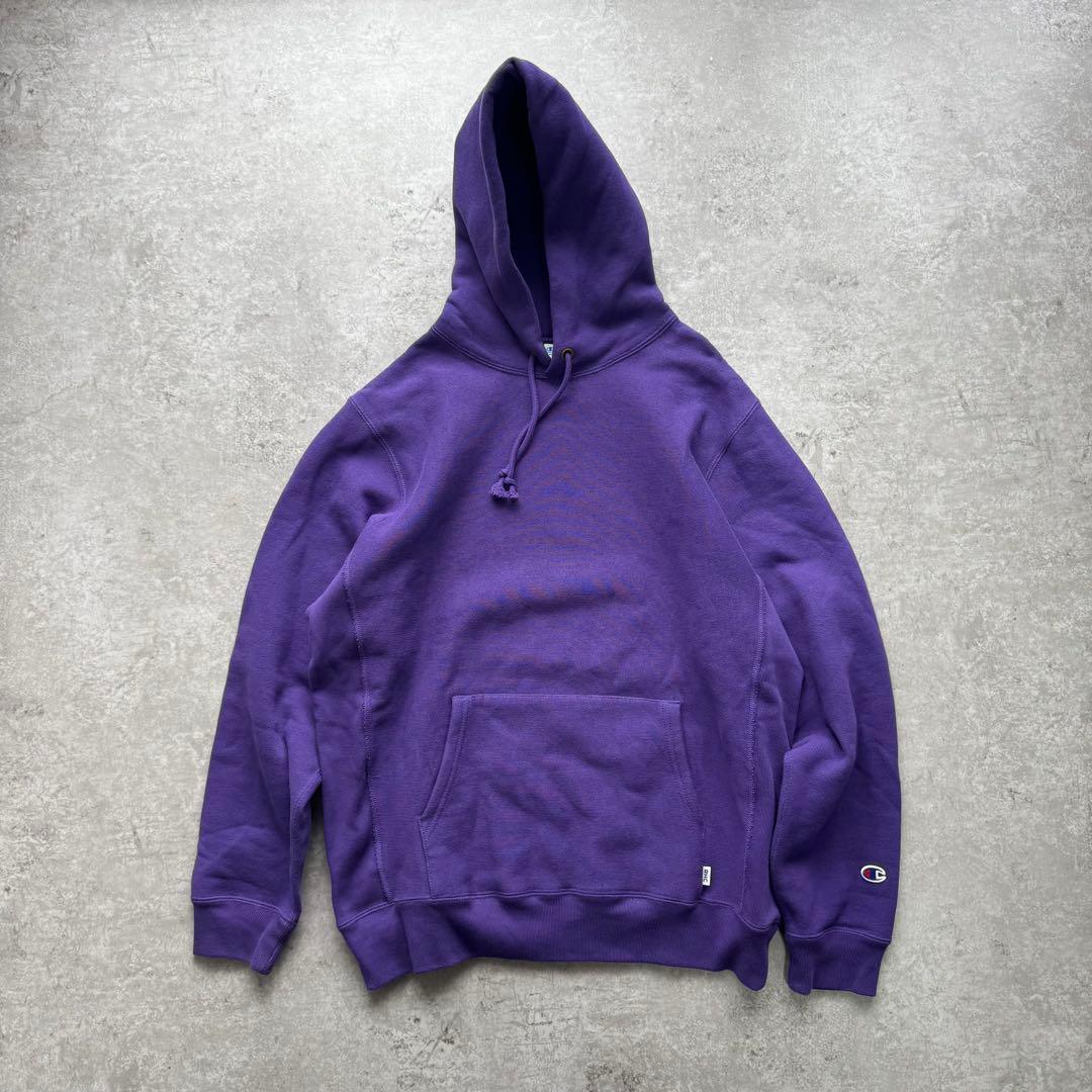 希少 ロンハーマン × チャンピオン リバースウィーブ L パープル