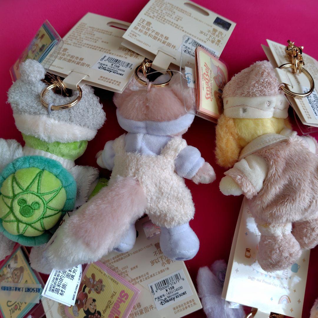 上海ディズニーリラックス ぬいぐるみキーホルダー 6体セット