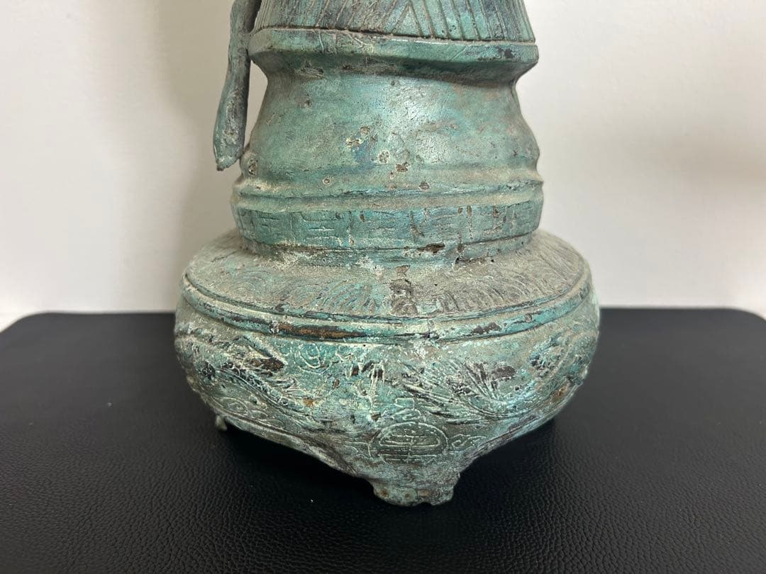 中国美術 時代物 青銅 古銅 中国仏像 唐物 古玩 古美術品 福寿像　仏教美術