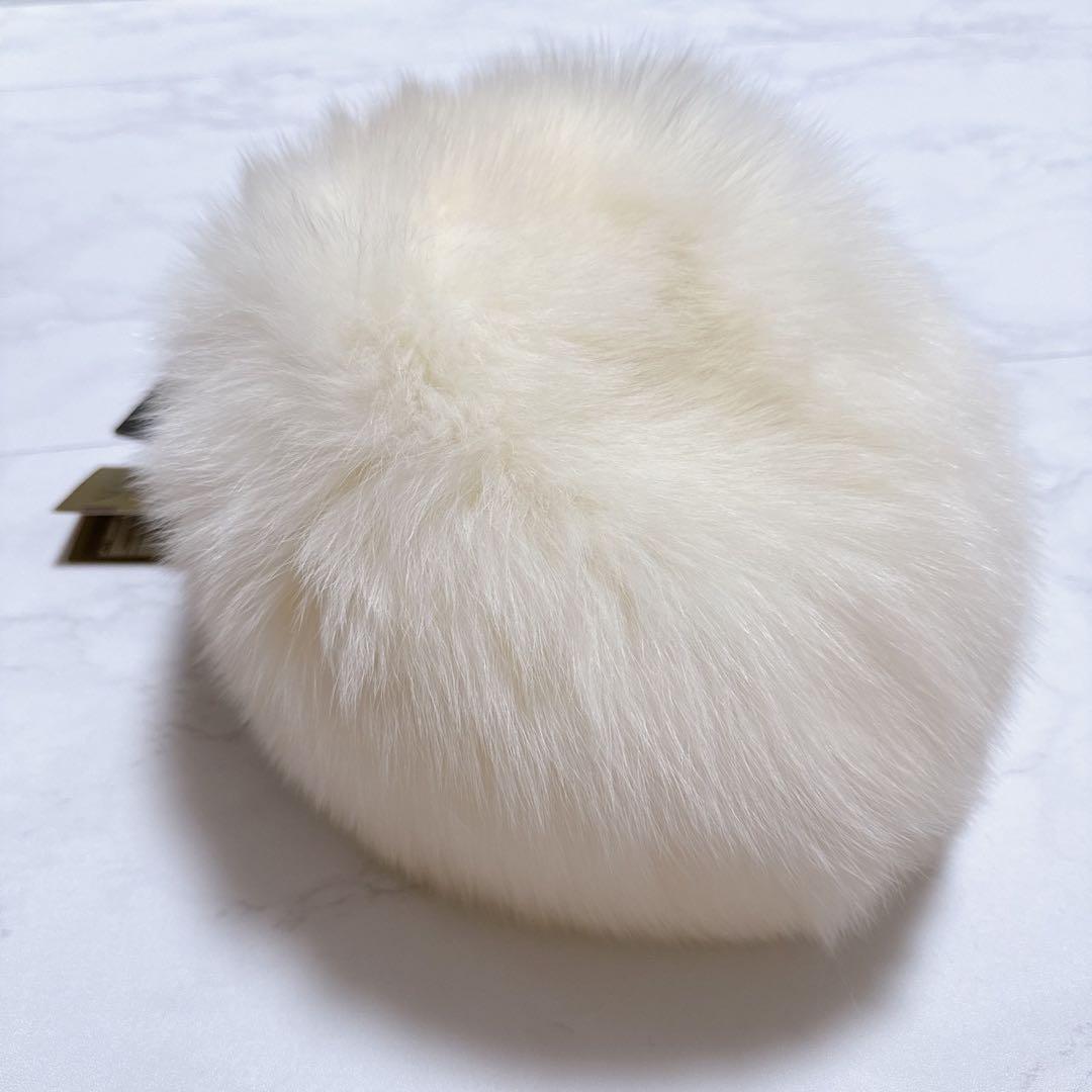 新品タグ付き✨ロシアンハット　リアルファー　北極キツネ