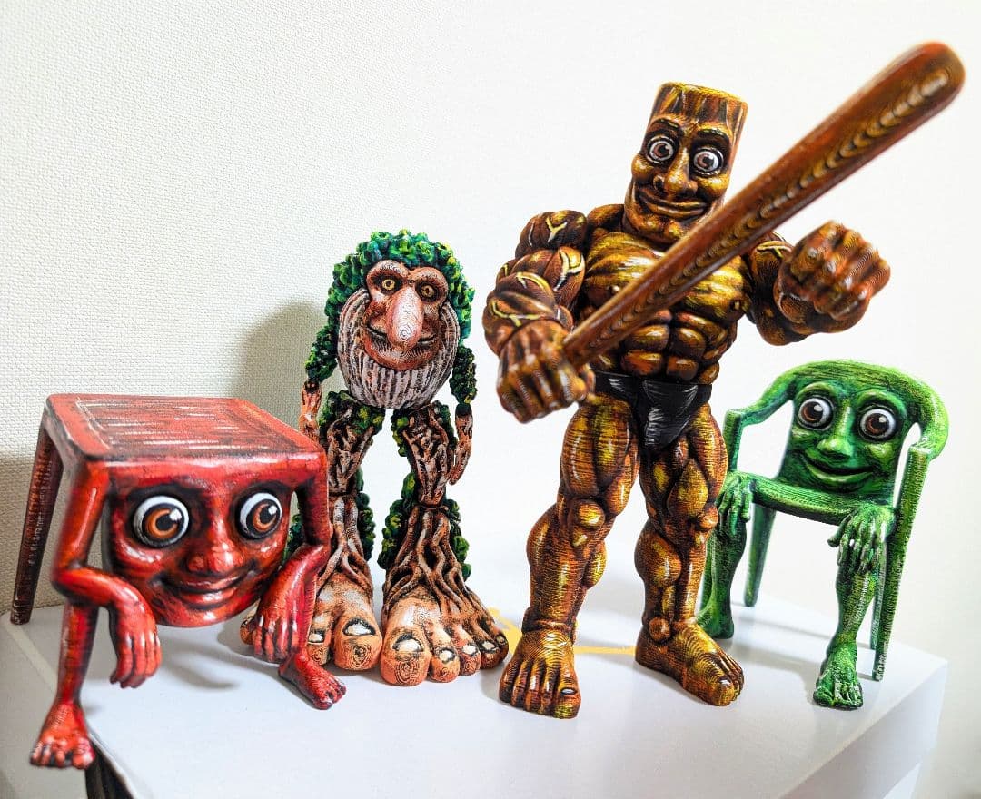 k*k様 リペイント品　トゥントゥントゥンサフール　高さ22cm超ビッグサイズ