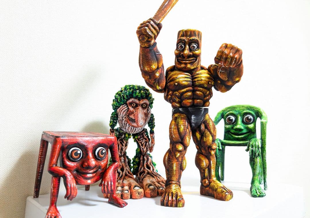 k*k様 リペイント品　トゥントゥントゥンサフール　高さ22cm超ビッグサイズ