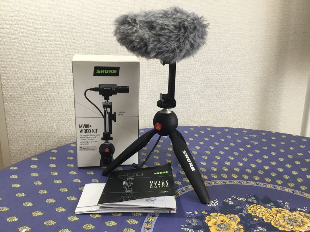 配信機器・PA機器・レコーディング機器 SHURE MV88+VIDEO KIT