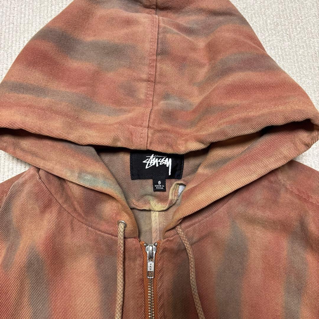 Stussy フード付きブラウンジャンパー M