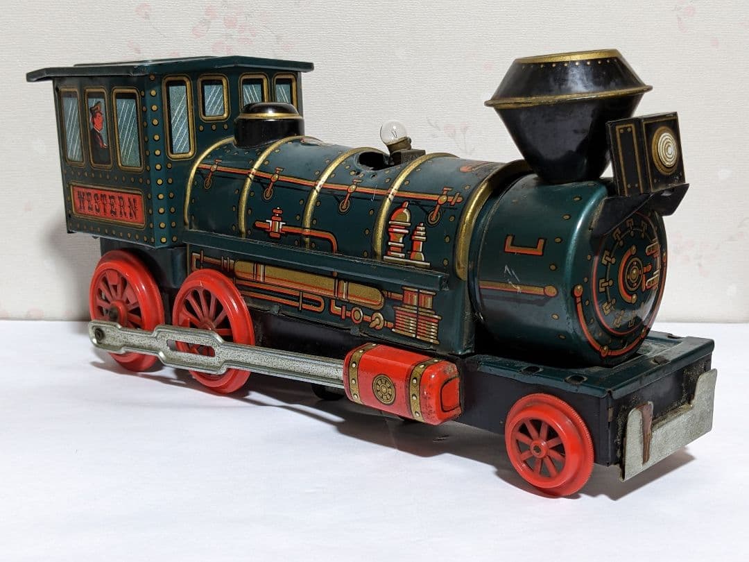 ♦ブリキのおもちゃ WESTERN機関車 昭和時代コレクション骨董品アンティーク