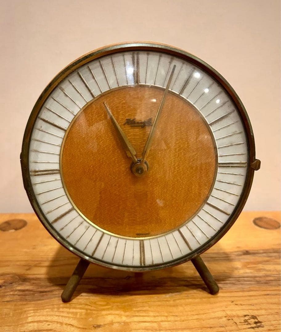 ◇ミッドセンチュリー ヴィンテージ クロック◆ドイツ KIENZLE／キンツレー