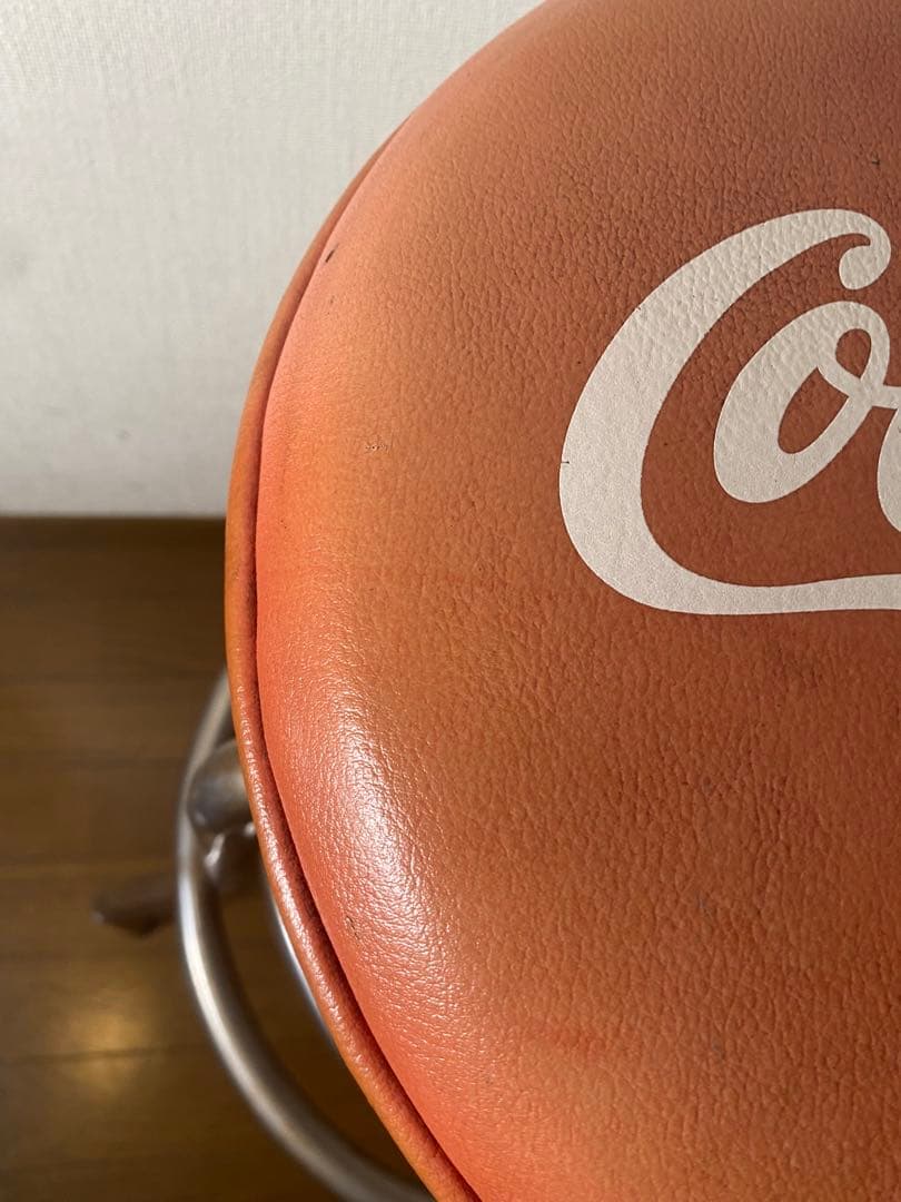 1324❣️コカ・コーラ ハイチェア Cocacola 回転椅子