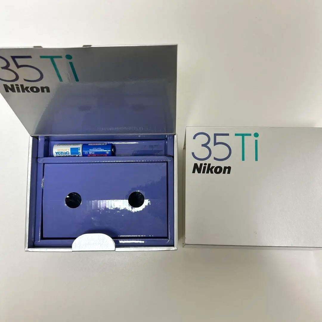 Nikon 高級フィルムカメラ 35Ti 【元箱/説明書/標準カメラケース付】
