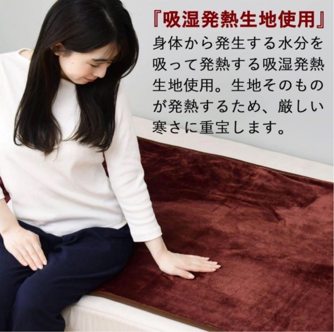 [山善] 電気敷毛布 ホカロン 140×80cm 丸洗い可能 ダニ退治3個セット