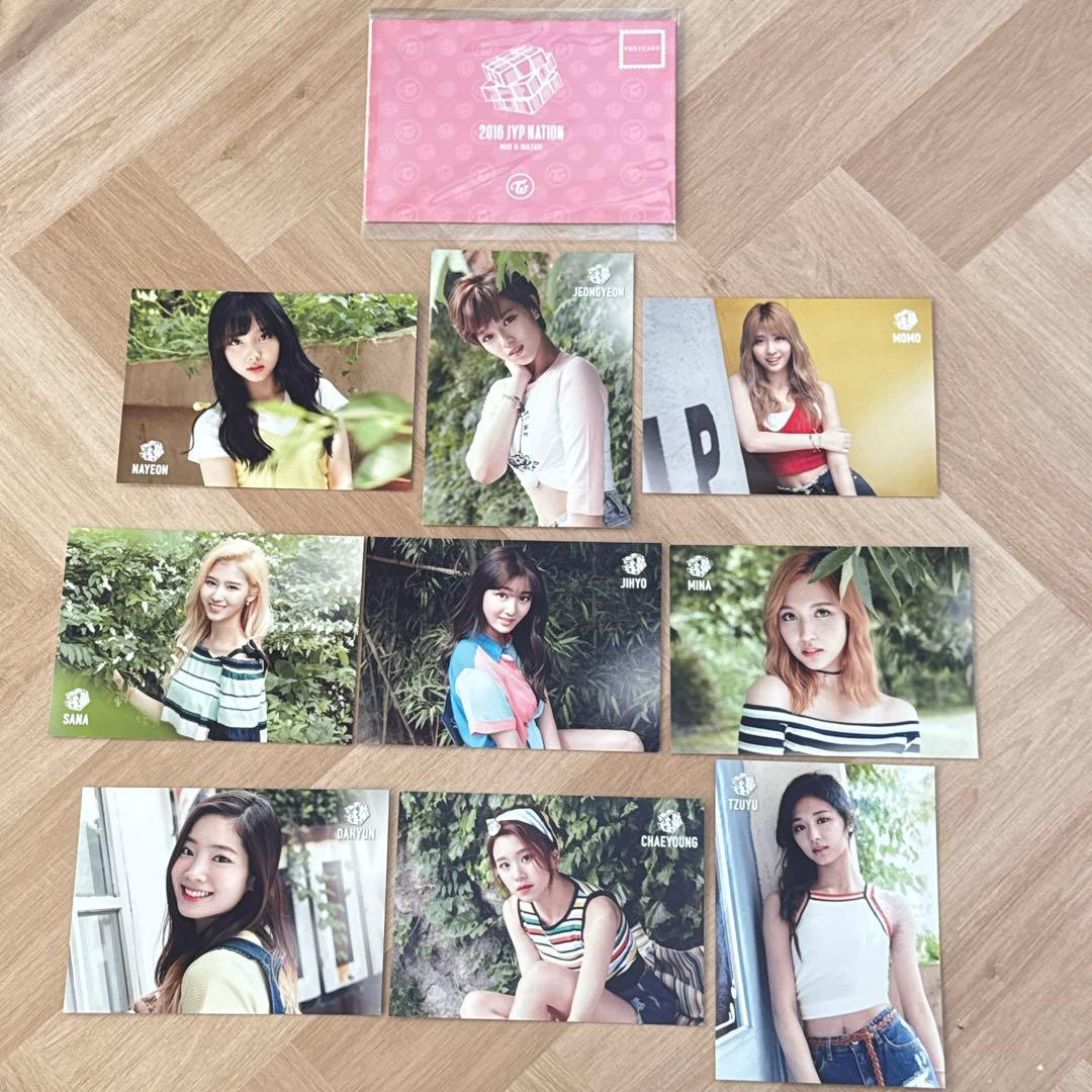 twice jyp nation 2016 初期　ポストカード　コンプリート