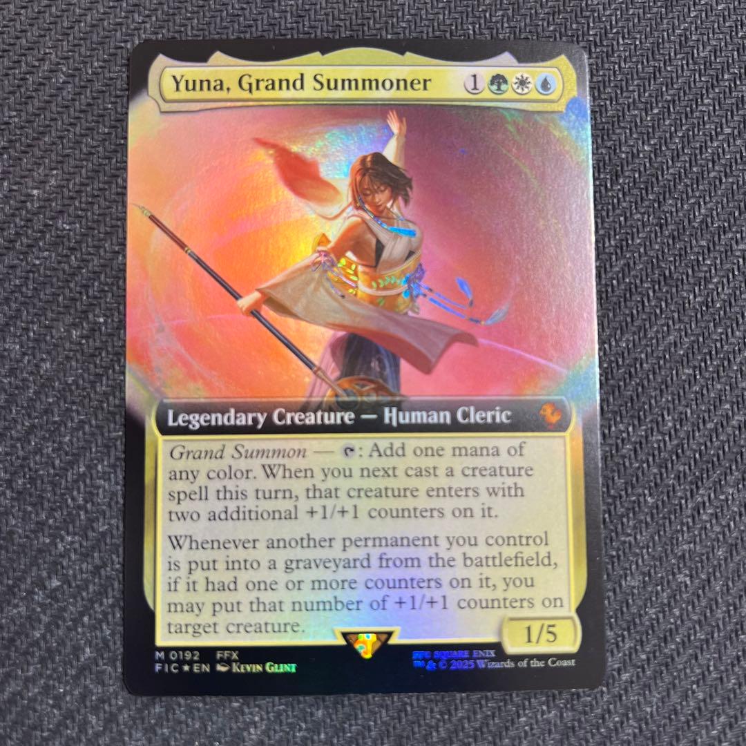 MTG FIC《大召喚士、ユウナ》英語版 拡張アートfoil