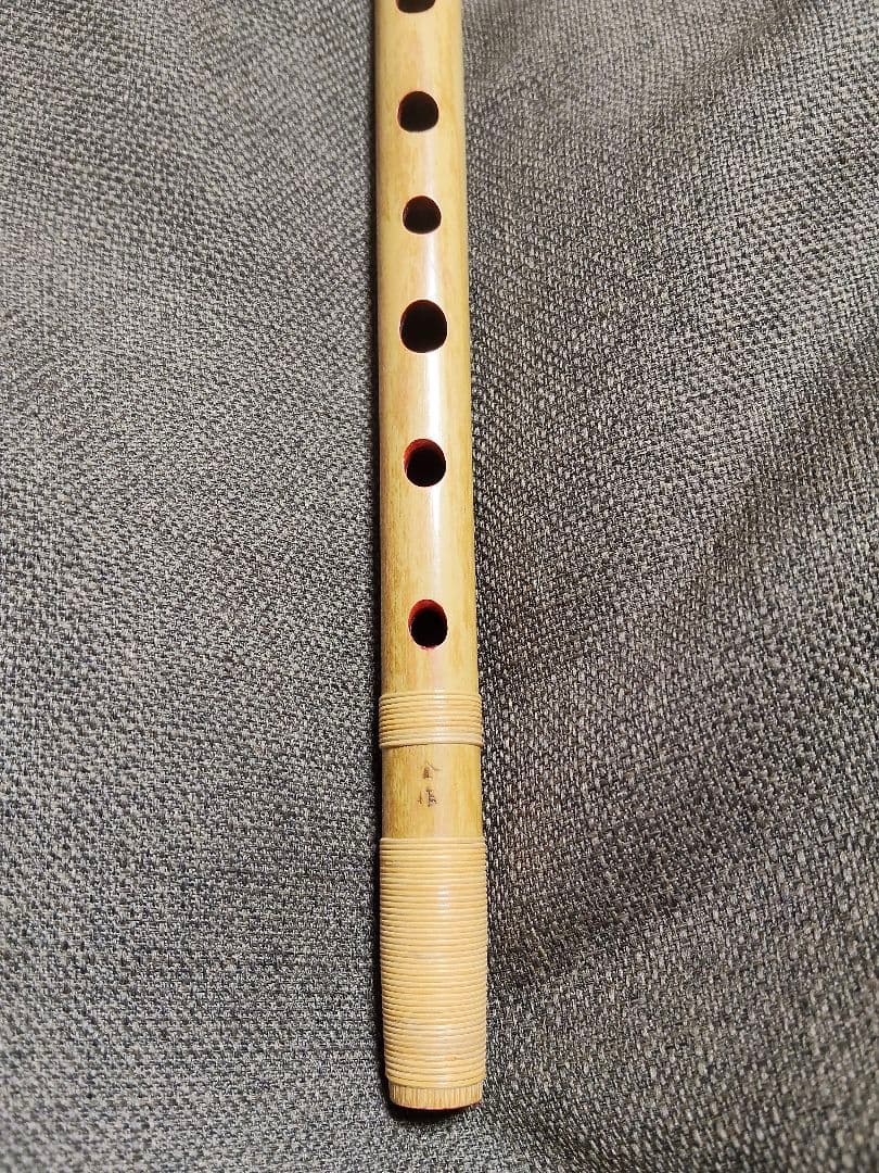 名工 佐藤金作製 唄物用 篠笛 七本調子