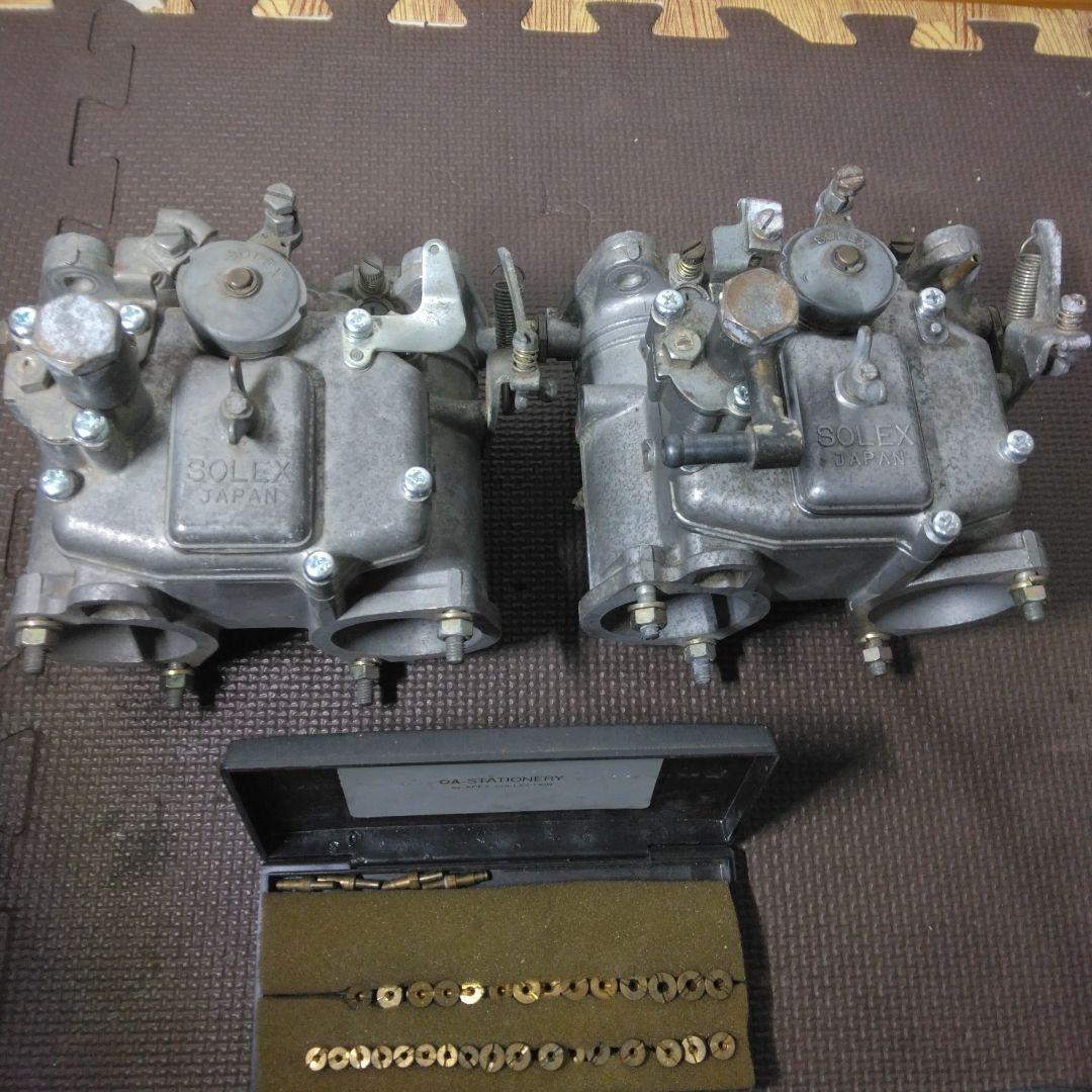 SOLEX 44パイキャブレター 2機 リペアキットジェット類多数おまけセット